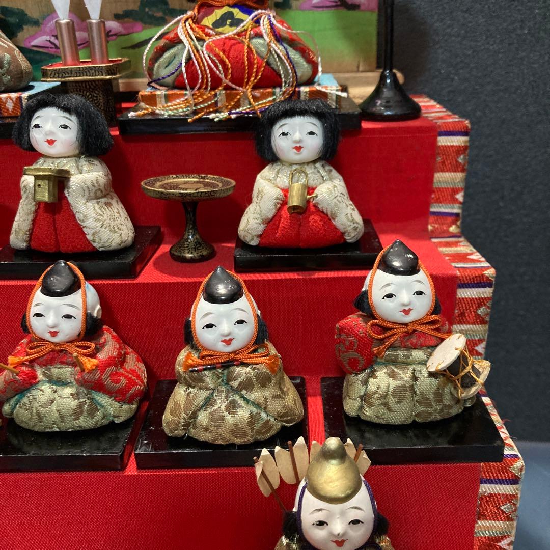 雛人形　最終価格　木目込み雛十五人揃え