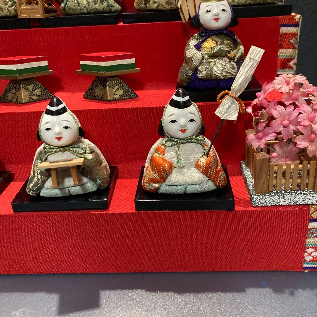 雛人形　最終価格　木目込み雛十五人揃え