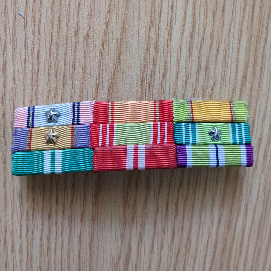 ストライプリボンアクセサリー9個セット