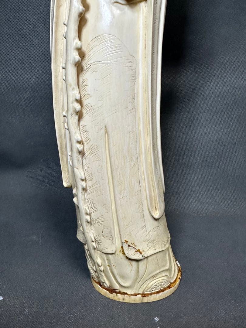 極上　寿老人　七福神　仏教美術　天然素材　置物　飾り物　古美術品　 細密細工