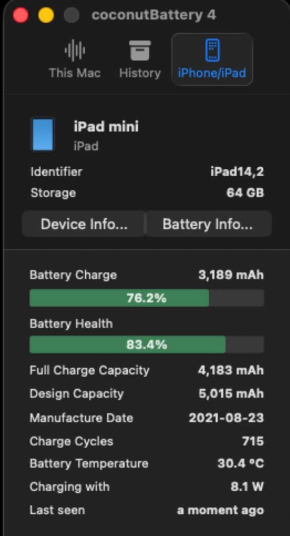 iPad mini 6 Wi-Fi + Cellular 64GB スターライト