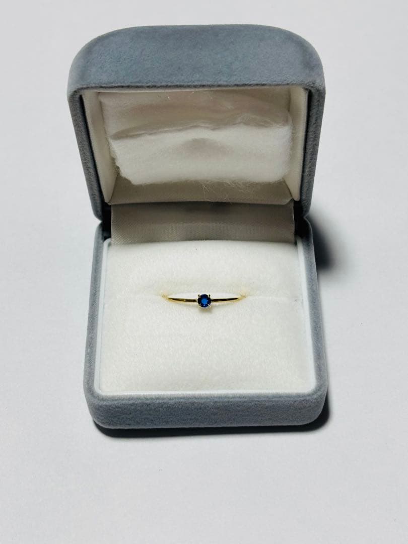 アウイナイトK18華奢リング　13号