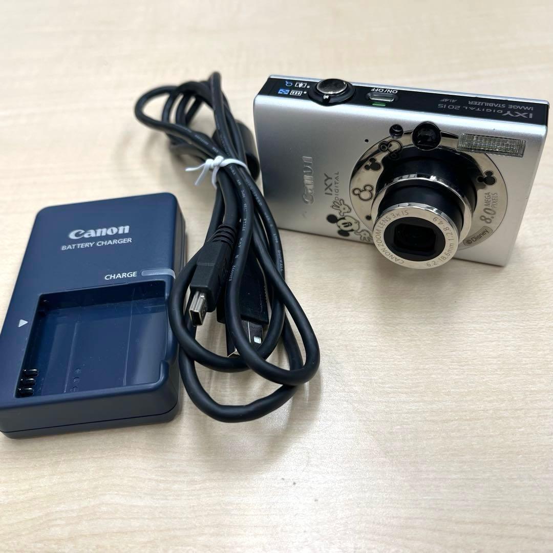 【T】Canon デジカメ IXY DIGITAL 20IS ディズニーコラボ