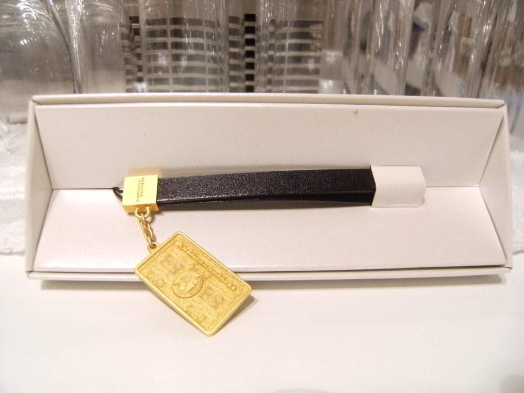 非売品 アメリカンエキスプレス ゴールドカード 携帯 スマートフォン ストラップ