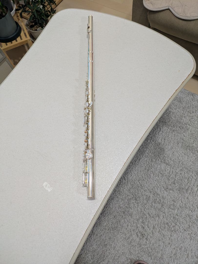 フルート　洋銀製