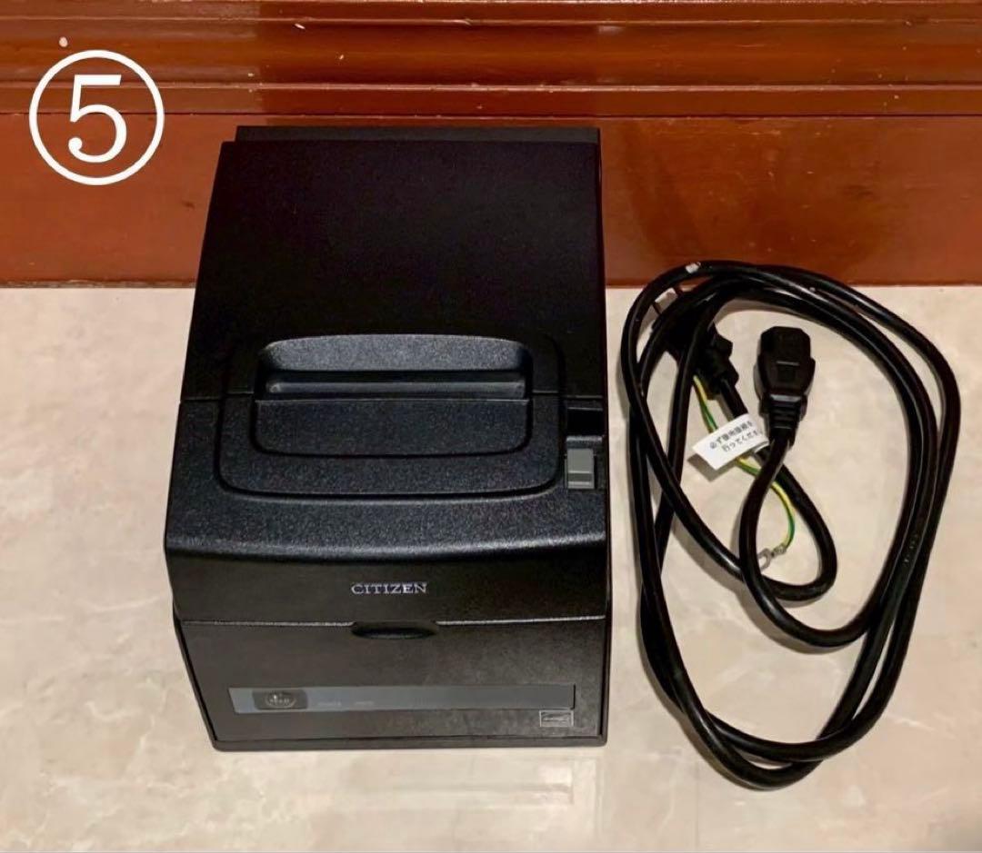 2台　Citizen シチズン　CT-S401ETJBK レシートプリンター