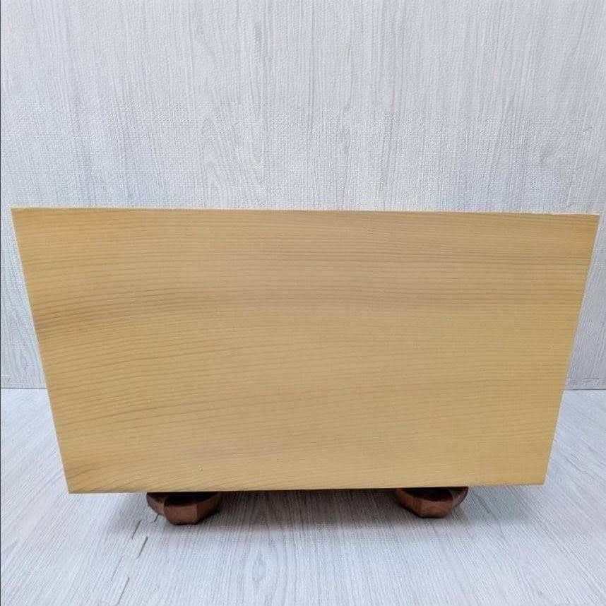 蛤碁石 40号 囲碁盤 碁笥 極厚 那智黒　8寸　たのメル便 へそ有り 脚付き