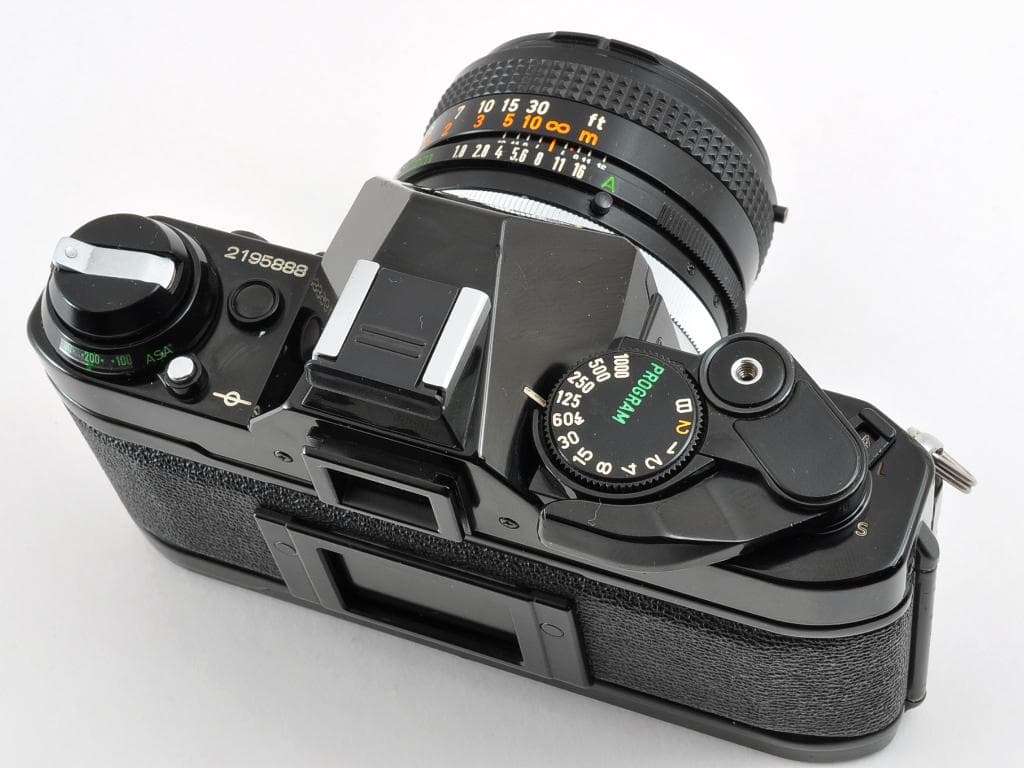 キヤノン AE-1 PROGRAM ブラック FD 50 f1.8 SC 動確