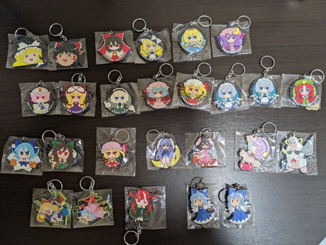 東方Project ラバーキーホルダー まとめ売り