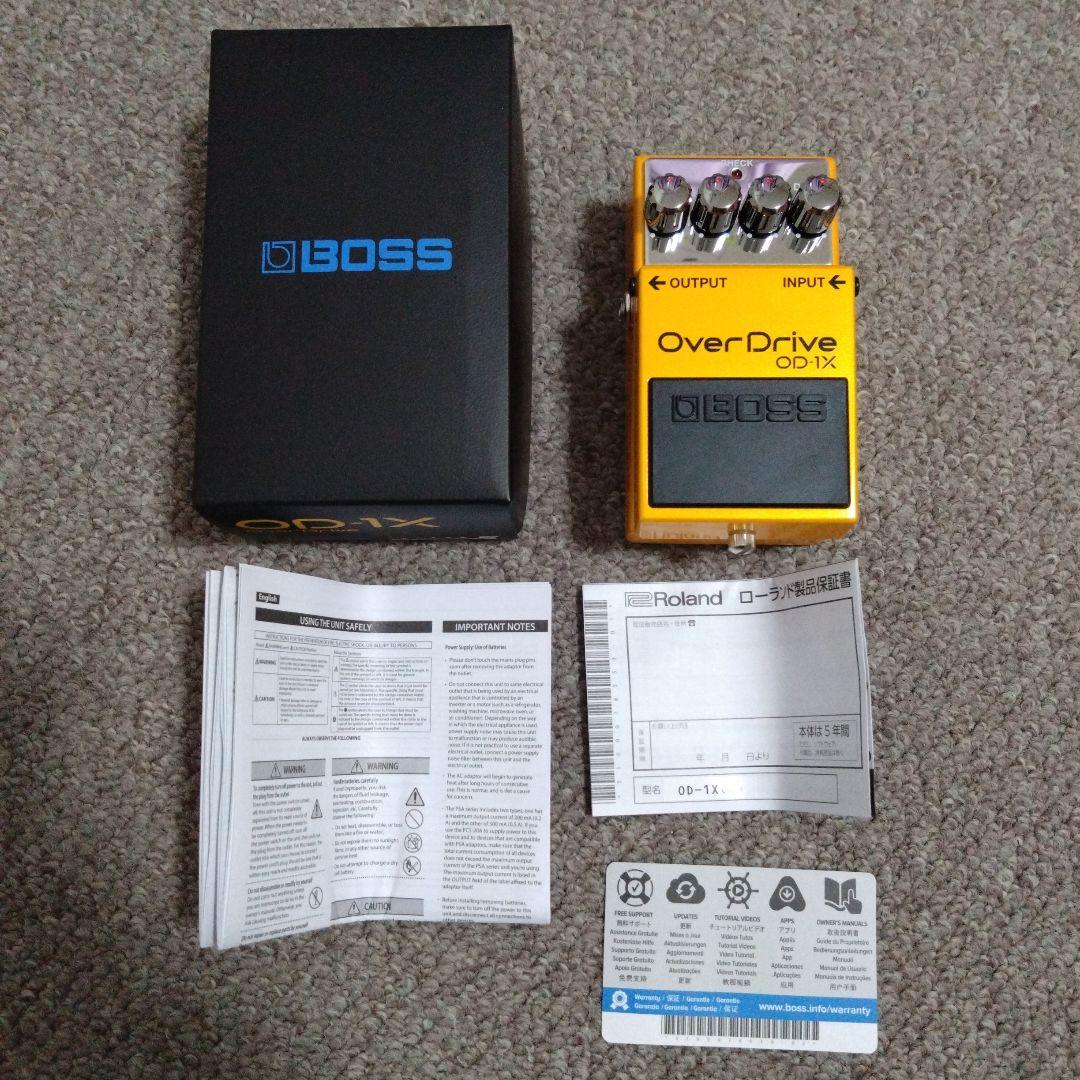 boss od-1x オーバードライブ ボス エフェクター