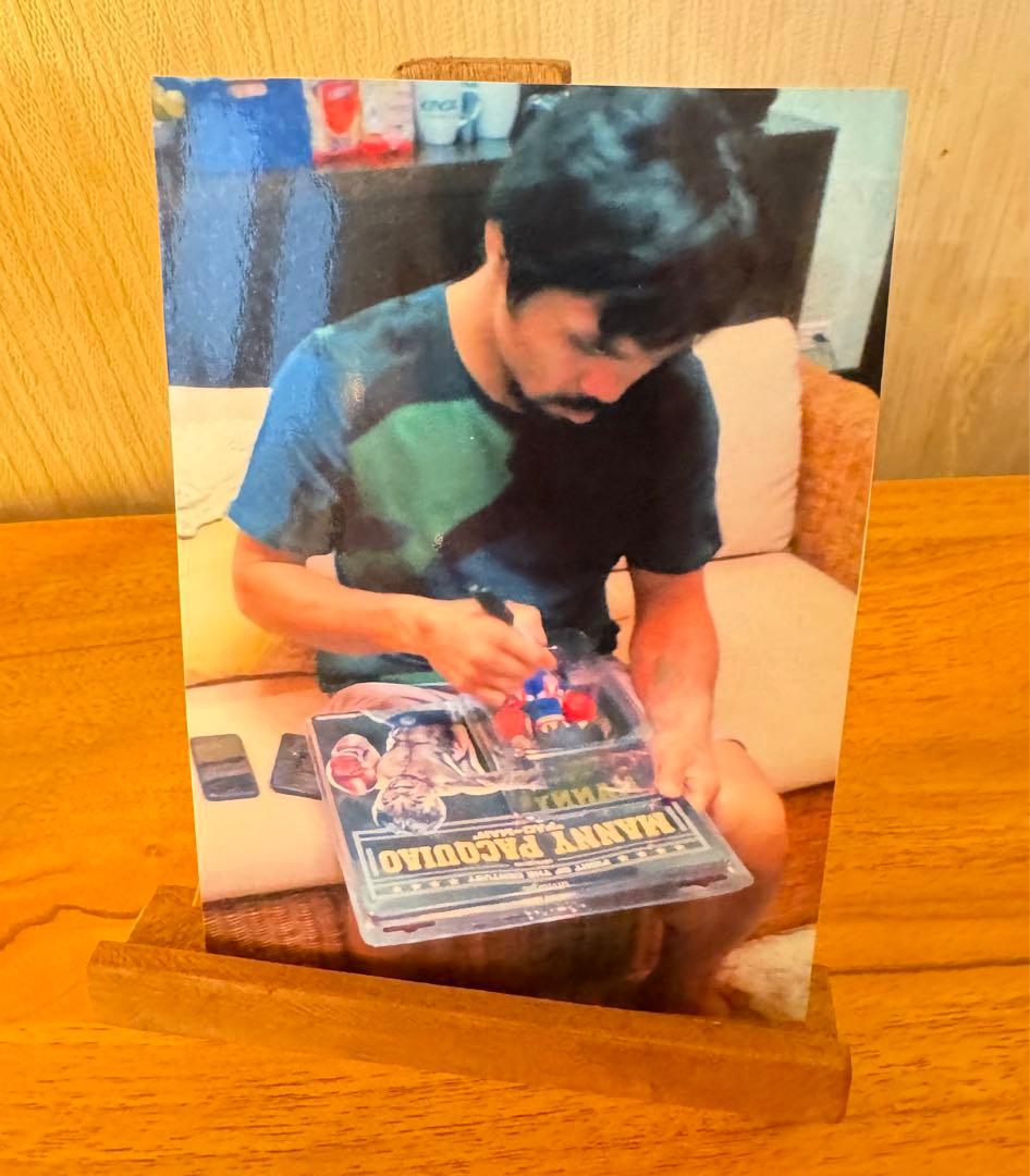 マニー・パッキャオ　直筆サイン入りフィギュア　認定証&写真付　Pacquiao