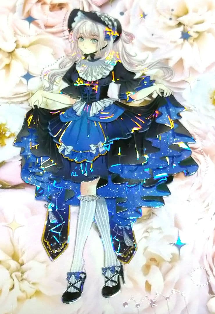 のこり２✩再販✩J442＃洛可可幻夜曲(琉璃光)切り売り海外人物マステ女の子