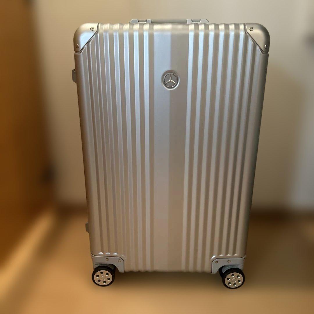 【新品・未使用】【非売品】メルセデスベンツシルバースーツケース65Ｌ