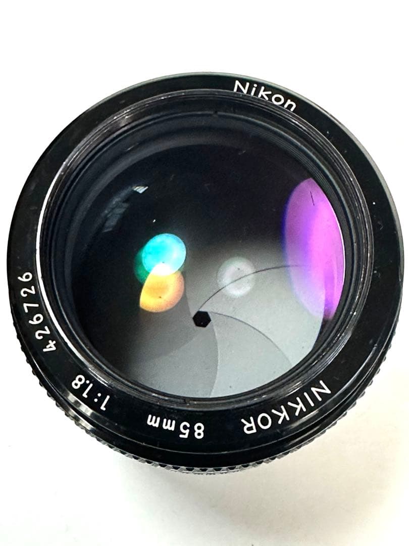 NIKKOR 85mm F1.8 Ai 改　ニコン オールドレンズ　【訳あり】