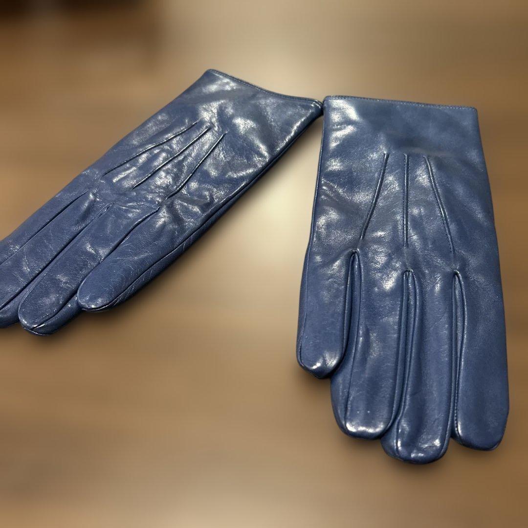 メローラ　手袋　ナパレザー　ブルー　7.5インチ