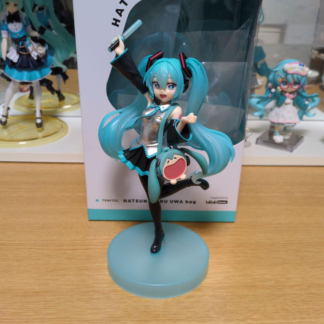 TENITOL 初音ミク UWA ふわふわ可愛い笑顔バッグ