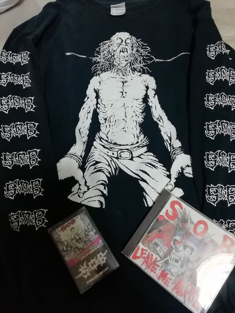 S.O.B　セット売り 長袖シャツ　貴重CD&カセットテープ