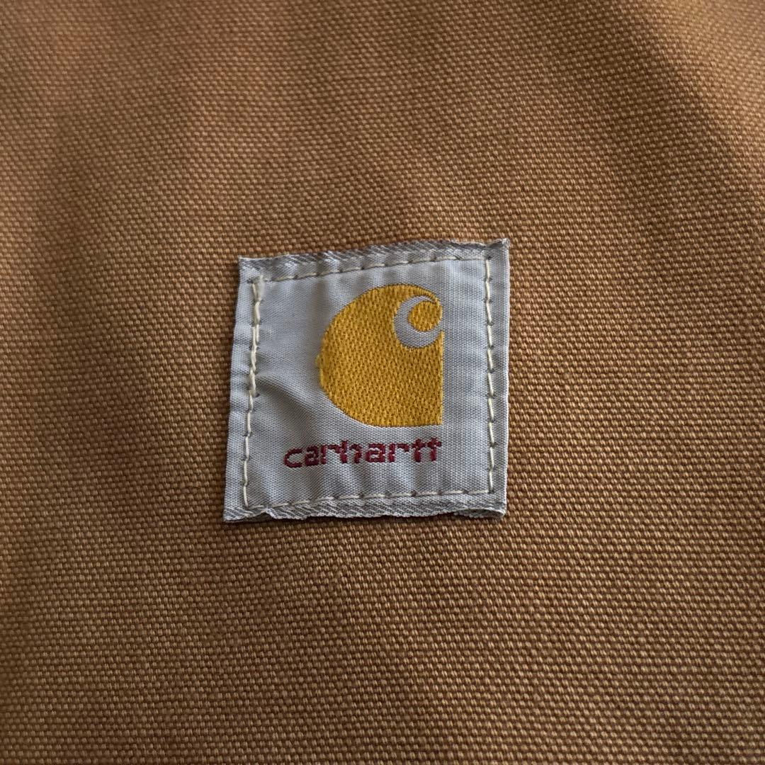 90's■USA製■carhartt トラディショナルジャケット 短丈 フード付