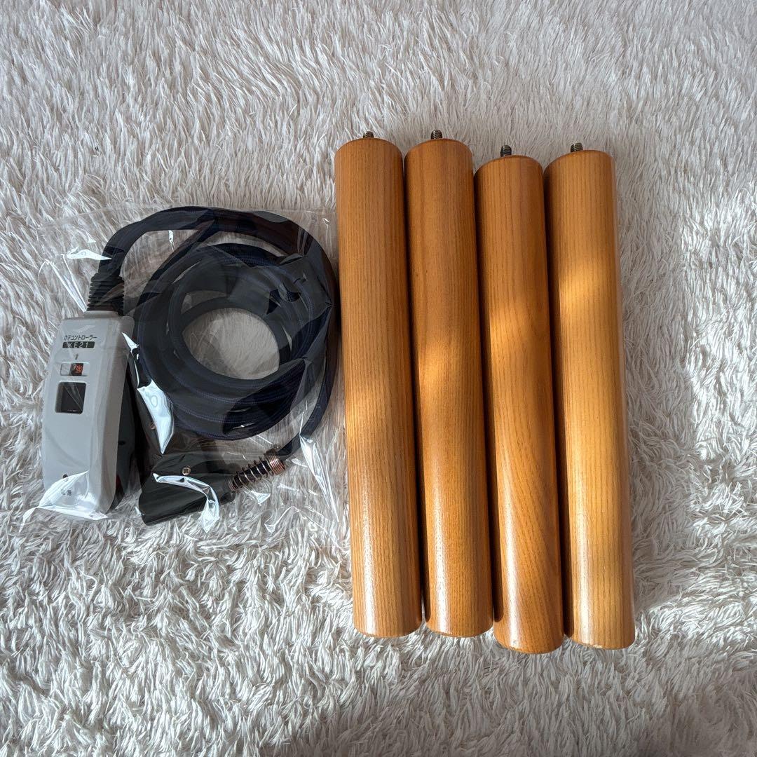 Ao✴︎様リクエスト品】無印 こたつ タモ材 楕円 丸脚 フラットヒーター 廃盤品