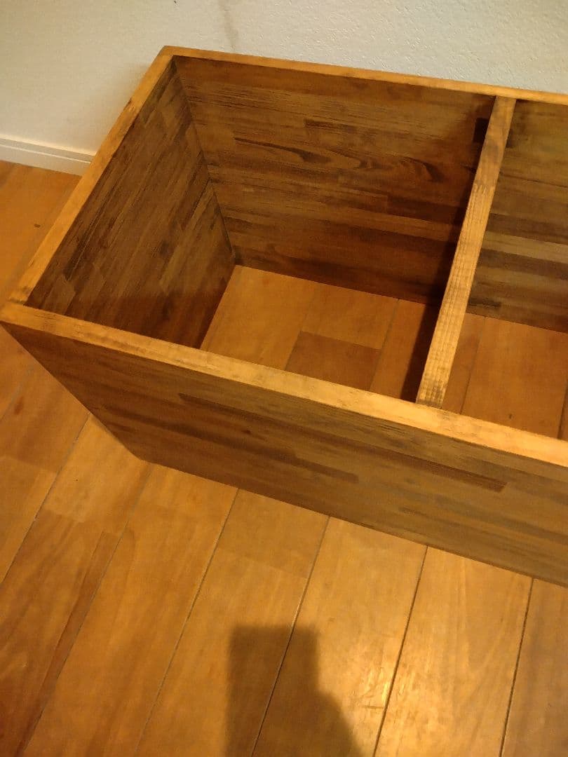 木製　ハンドメイド　オーダー　日の字型　テレビ台　水槽台　棚　シェルフ　本棚