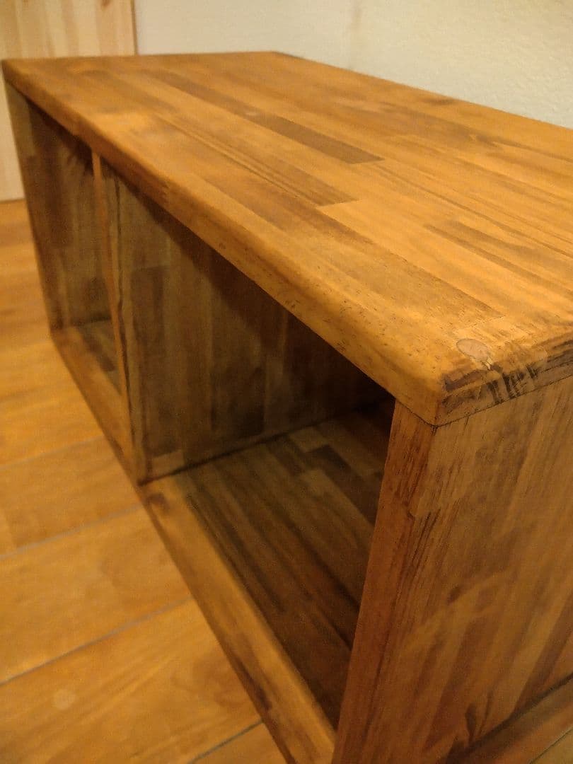 木製　ハンドメイド　オーダー　日の字型　テレビ台　水槽台　棚　シェルフ　本棚