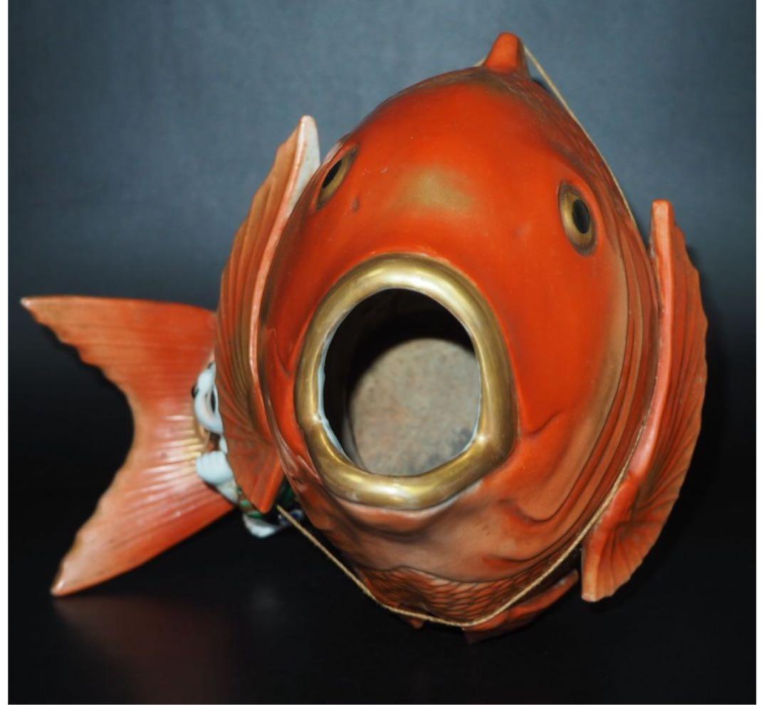 送料無料　明治時代　九谷恵比寿様　高さ31ｃｍ　迫力満点★大珍品★超レア★