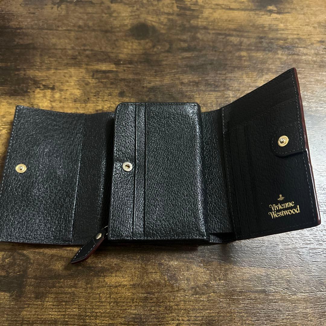 Vivienne Westwood 黒 三つ折り財布