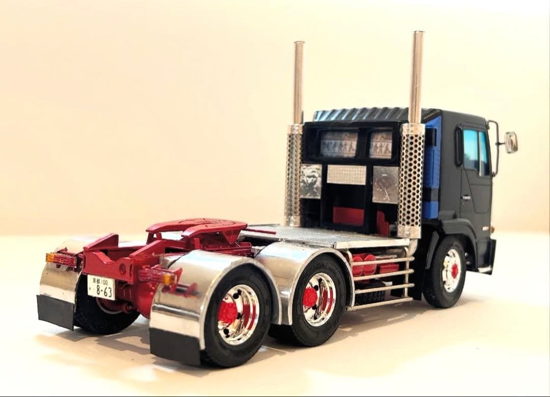 アオシマ　デコトラ　プラモデル　トレーラー　プロフィア　日野　テラヴィ