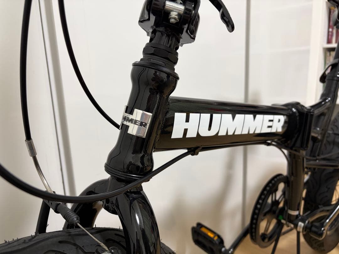 (yurieru) HUMMER 折りたたみ自転車 ブラック