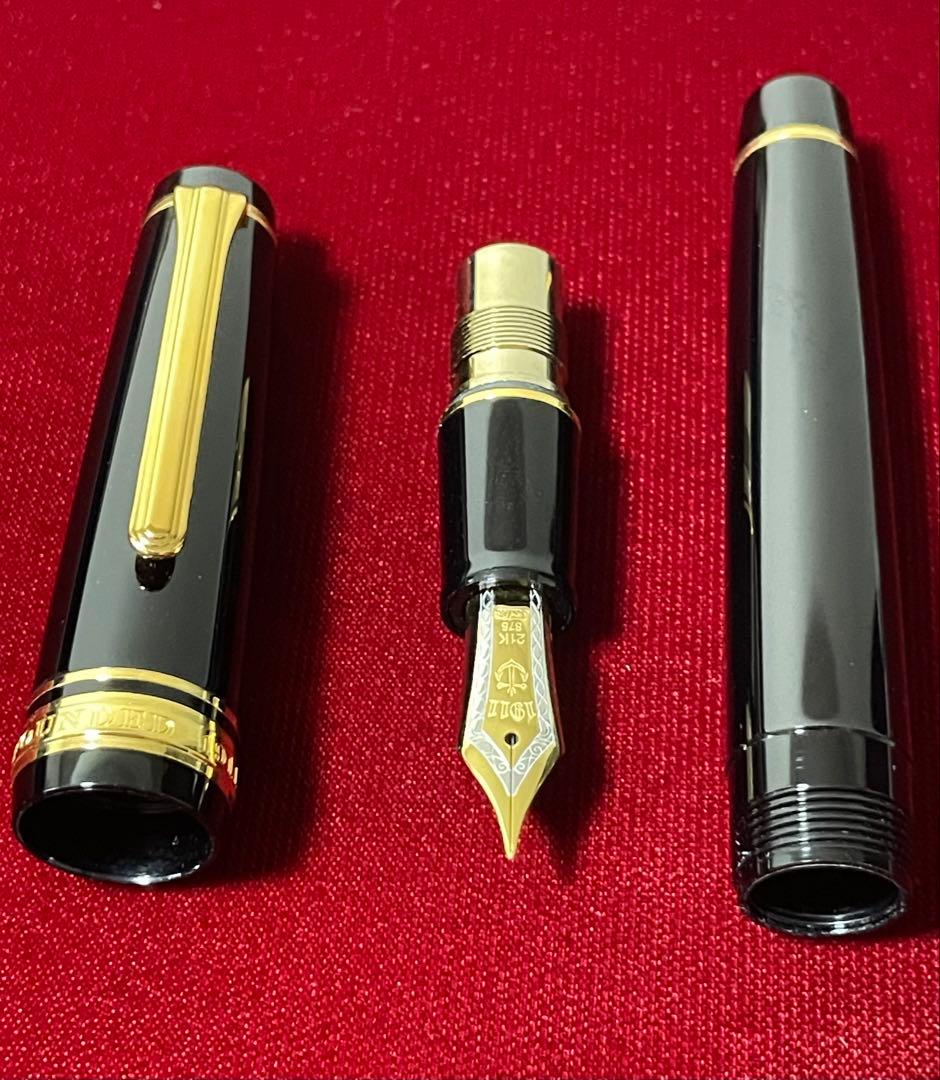 旧刻印　バイカラー　新品未使用　セーラー万年筆　21K HM(中字) 美品