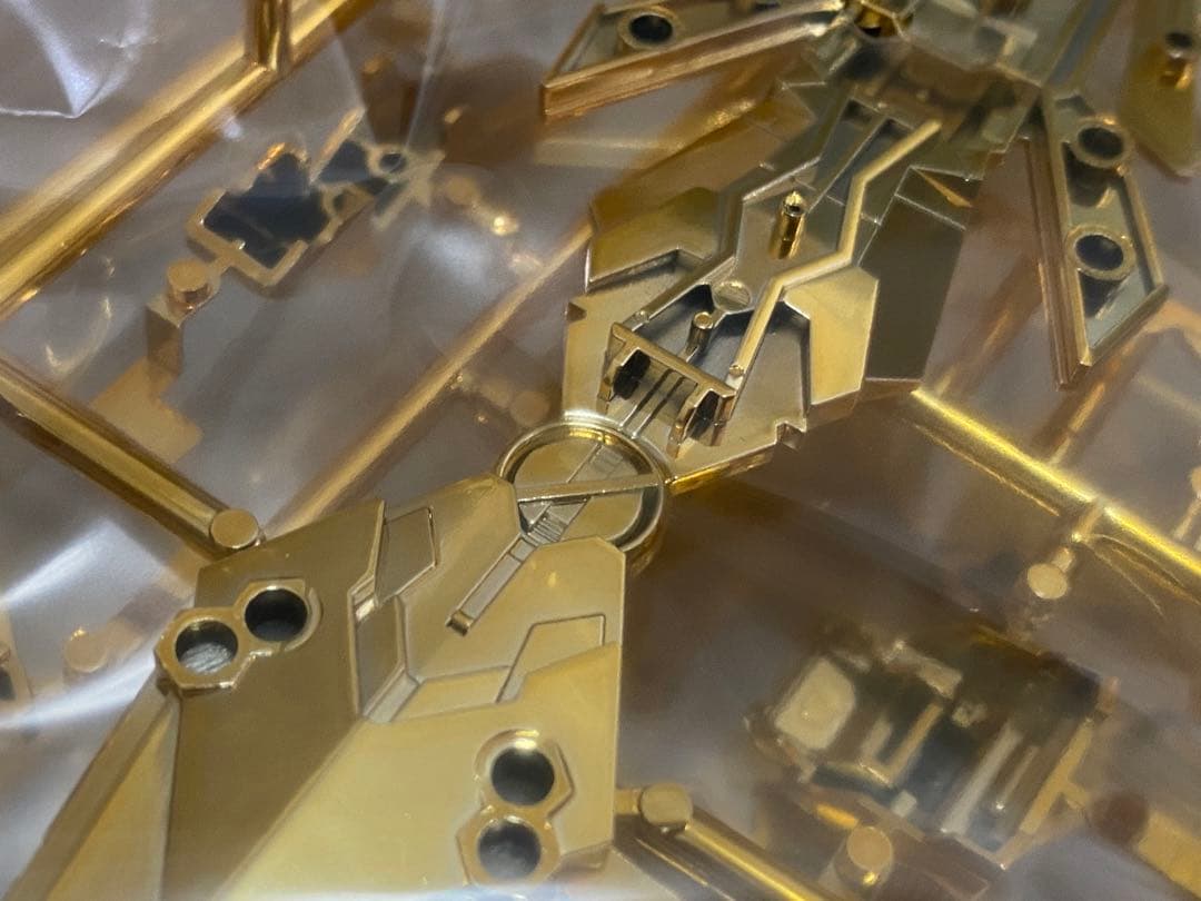 ユニコンガンダムフェネクス　ゴールドコーティング 3点