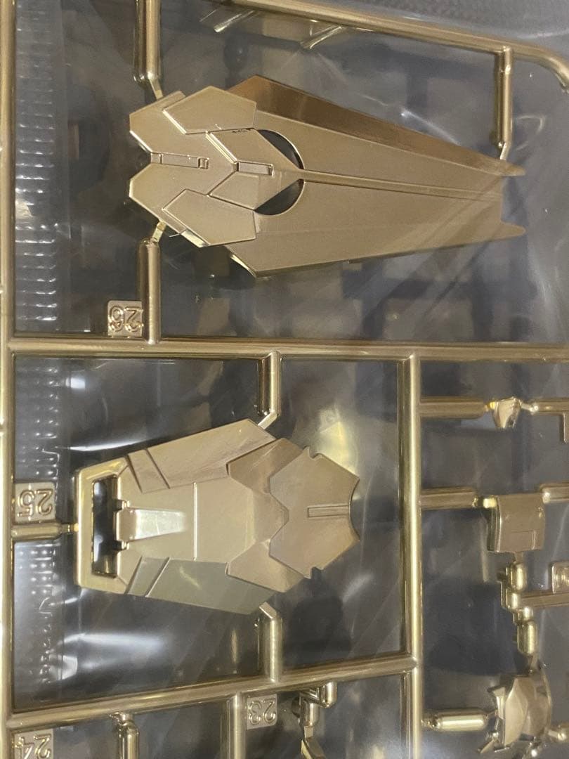 ユニコンガンダムフェネクス　ゴールドコーティング 3点