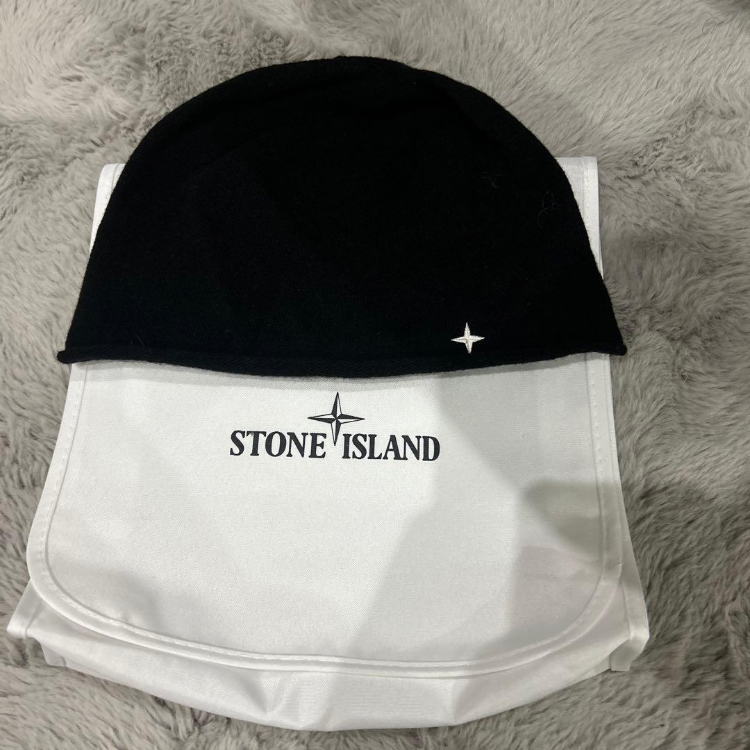 STONE  ニット帽 黒