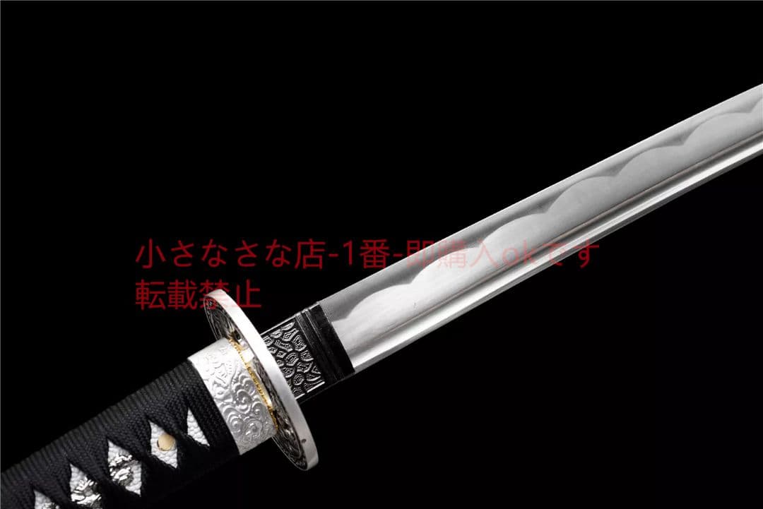 【白虎】中炭素鋼武士刀 武具　刀装具　日本刀　模造刀 居合刀 軍刀 肋差