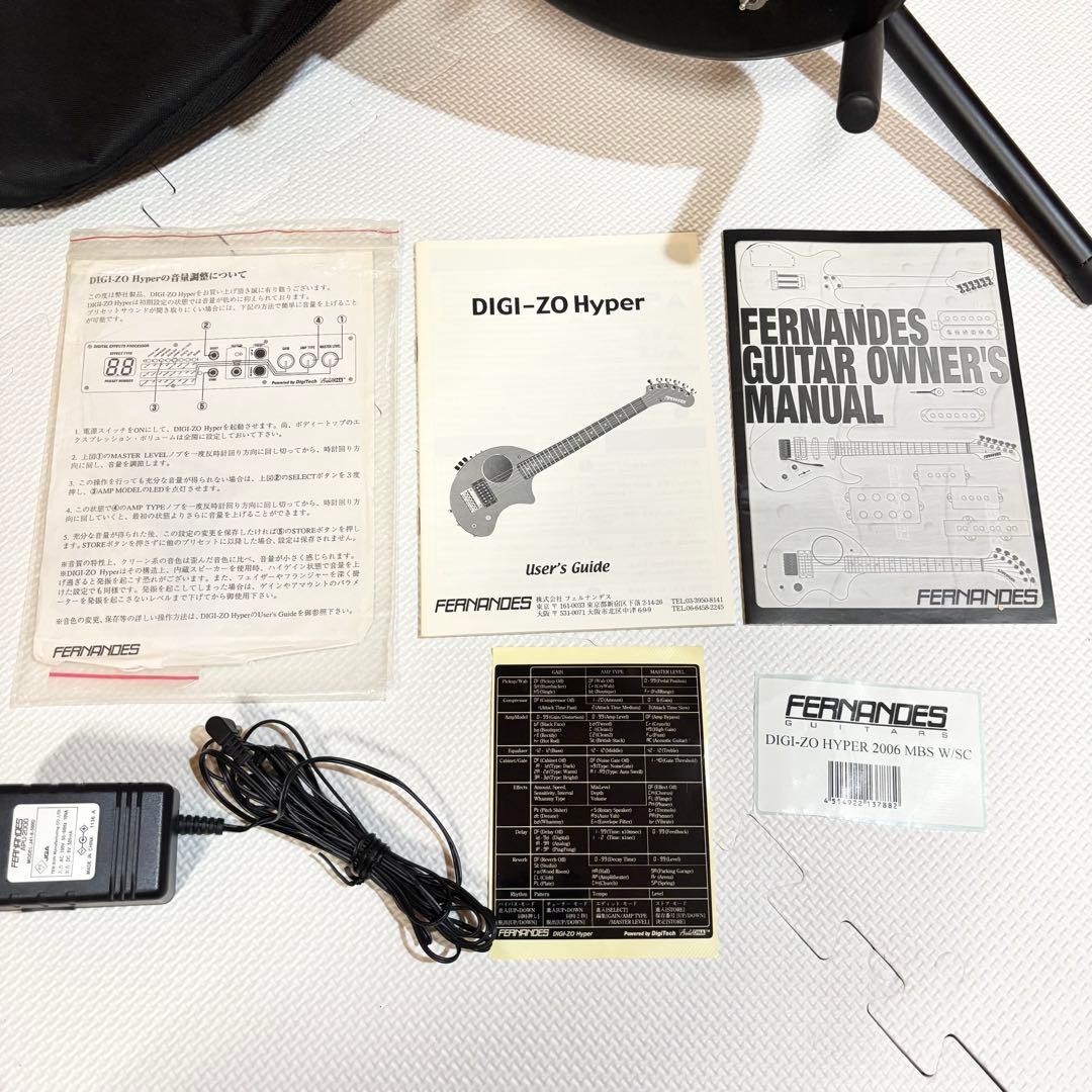 FERNANDES フェルナンデス DIGI-ZO HYPER マットブラック