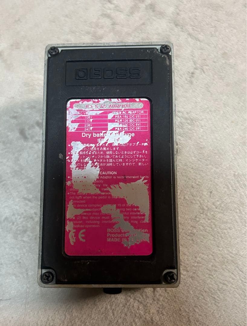BOSS ボス　DD-3 Digital Delay ディレイ　ピンクラベル