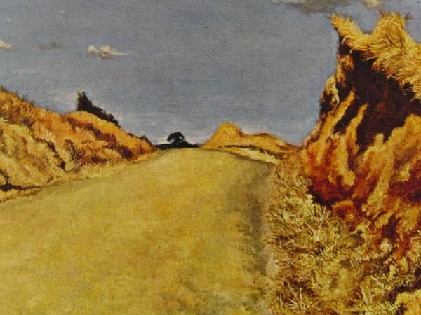 岸田劉生・Kishida/Ryuusei、原宿風景、コロタイプ、新品額付