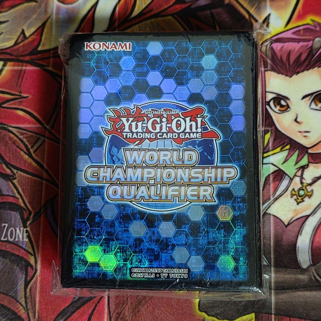 【超希少・未開封】遊戯王 公式 WCQ 2019 スリーブ 青 100枚