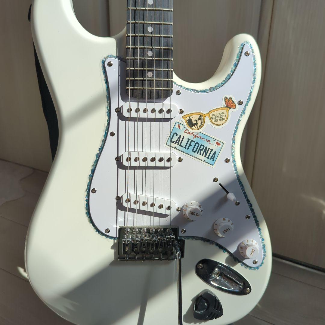 エレキギター ホワイト(初心者向け)