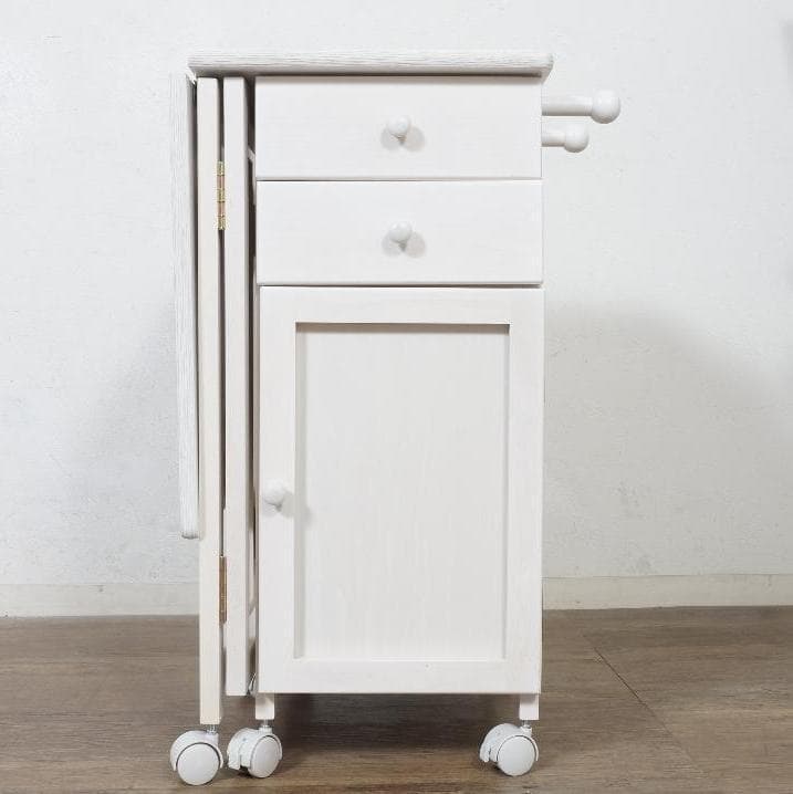 【新品・未使用】 折りたたみデスク サイドデスク ウォッシュホワイト