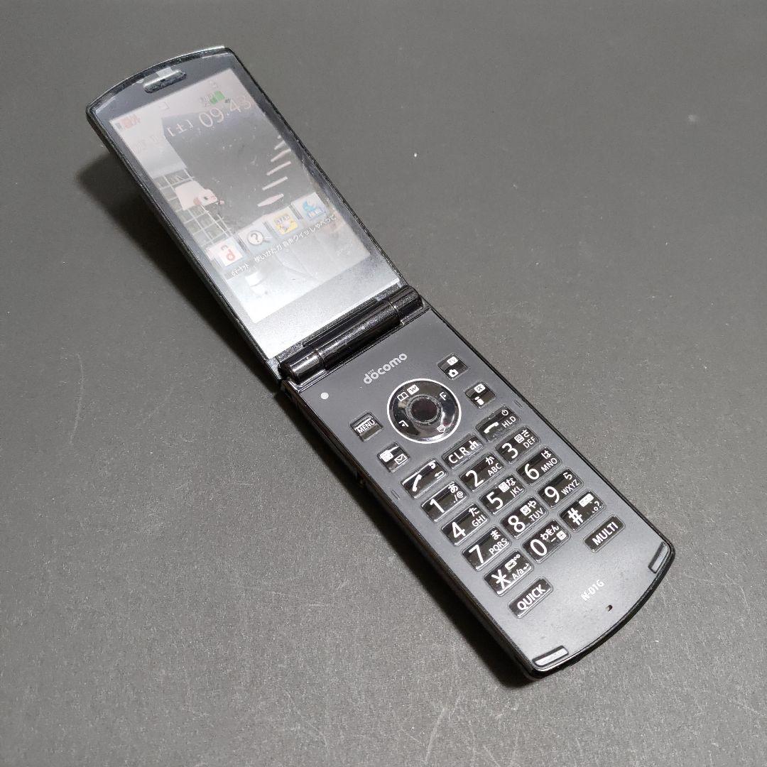 docomo N-01G ガラケー 折りたたみ式携帯電話