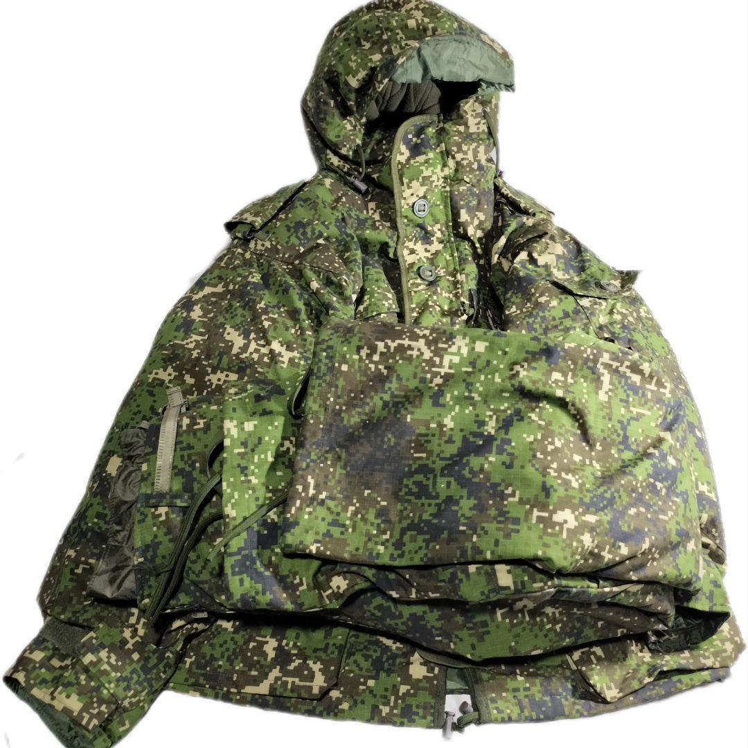 ロシア軍 実物 空挺軍 海軍歩兵 MDD-3 防寒着 フレクタン迷彩 52-3