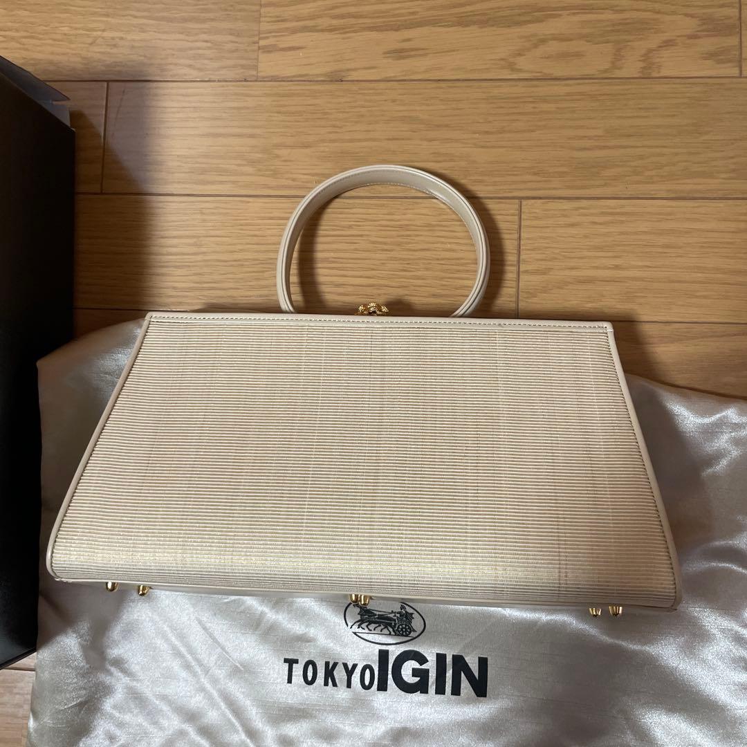 東京IGIN 白ホースヘア　バッグ