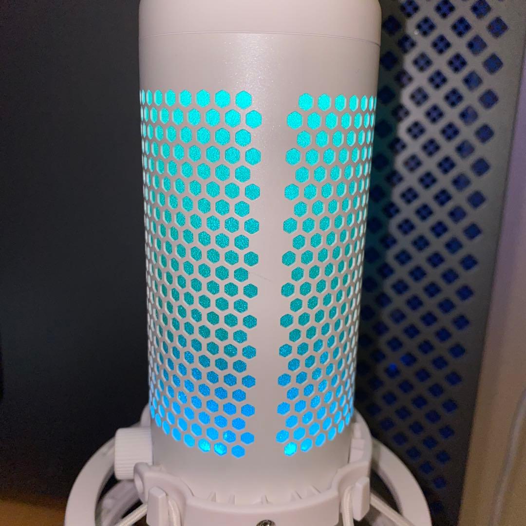 HyperX QuadCast S ホワイト 白 コンデンサーマイク