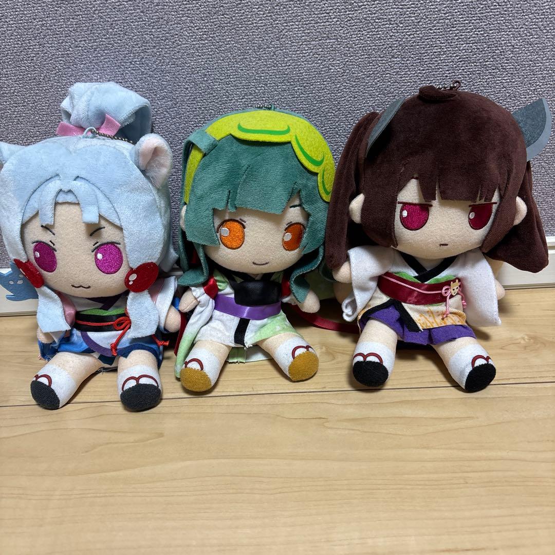 AHS 東北いたこ　東北ずんこ　東北きりたん　ぬいぐるみ