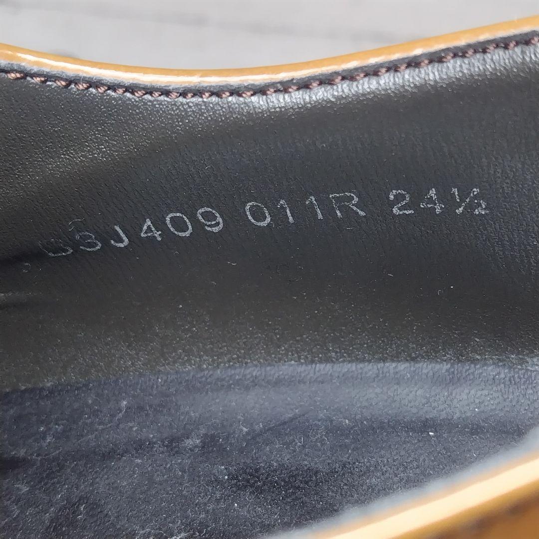 リーガル 011R 24.5 ライトブラウン ストレートチップ ビジネス 革靴