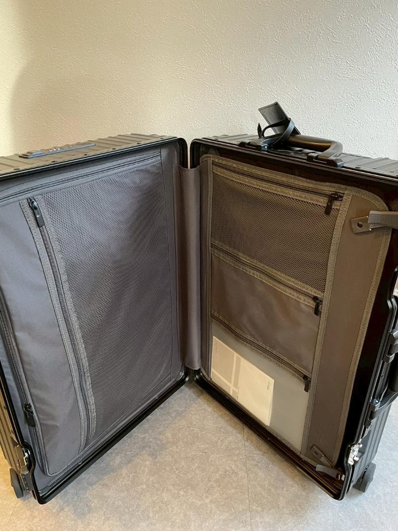 リベティ多機能キャリーケース【マットブラックМサイズ】28