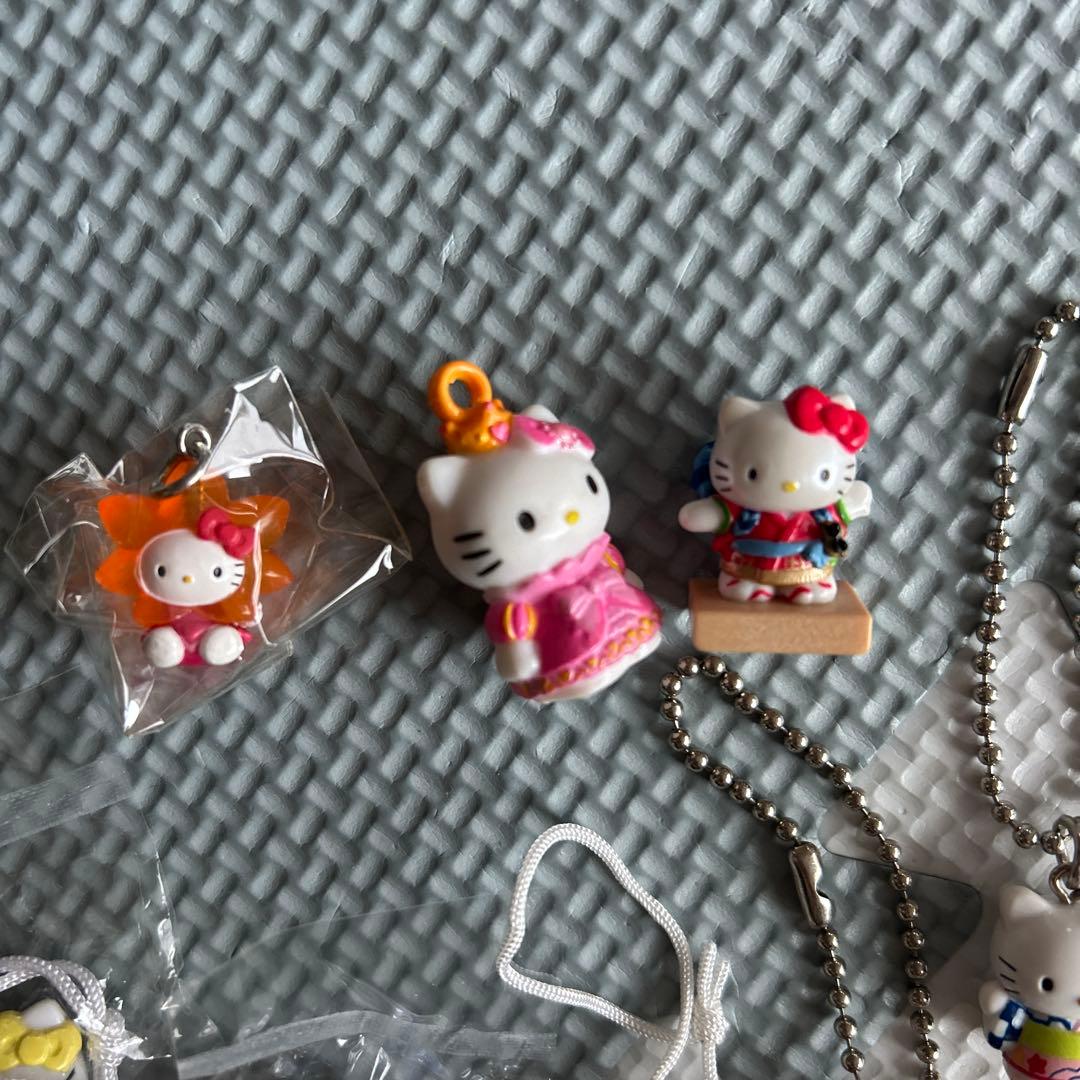 ハローキティ ボールチェーンキーホルダー　チャーム　レア！希少！10個セット