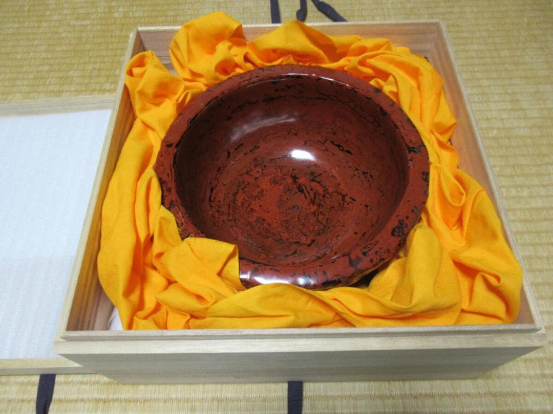 ◆極希少 唯一無二 1850年頃 箱入！会津塗 漆鉢 古乾漆 サンモトヤマ収集