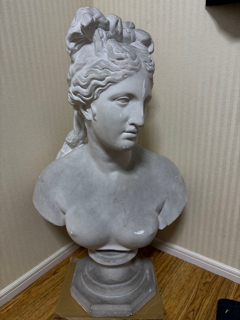 石膏像　カピトリーノのヴィーナス胸像(カッパ)　大型